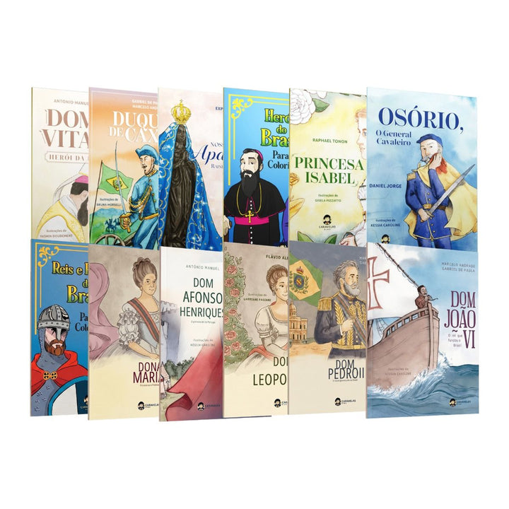 Reis e Rainhas do Brasil + Heróis do Brasil (Caravelas Kids)